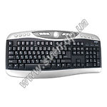 Изображение Клавиатура SVEN KB-2525 USB black+silver Фото Клавиатура SVEN KB-2525 USB black+silver