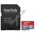 Изображение microSD XC 64Gb SanDisk Ultra Class 10 UHS-I (c переходником на SD, SDSQUNC-064G-GN6IA) Фото microSD XC 64Gb SanDisk Ultra Class 10 UHS-I (c переходником на SD, SDSQUNC-064G-GN6IA)