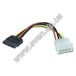 Изображение Кабель HDD Serial ATA Power, c одним разъемом питания SATA, 0.15m Фото Кабель HDD Serial ATA Power, c одним разъемом питания SATA, 0.15m