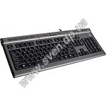 Изображение Клавиатура A4tech KLS-7MUU X-Slim, USB+наушники/мик,Silver+Black Фото Клавиатура A4tech KLS-7MUU X-Slim, USB+наушники/мик,Silver+Black