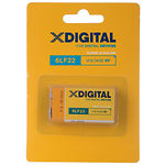 Изображение Батарейка X-Digital 6LF22 C1 ENERGY Alkaline 9V (1шт/blister) Фото Батарейка X-Digital 6LF22 C1 ENERGY Alkaline 9V (1шт/blister)