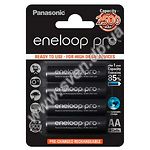 Изображение Аккумулятор Panasonic Eneloop Pro (BK-3HCDE/4BE), AA/HR6, 2500mAh, LSD Ni-MH, блистер 4шт Фото Аккумулятор Panasonic Eneloop Pro (BK-3HCDE/4BE), AA/HR6, 2500mAh, LSD Ni-MH, блистер 4шт