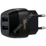 Изображение Сетевое ЗУ REMAX RP-U29 Black, 2*USB-A, 2.1A Фото Сетевое ЗУ REMAX RP-U29 Black, 2*USB-A, 2.1A