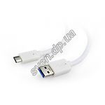Изображение Кабель Gembird Cablexpert CCP-USB3-AMCM-6-W, USB 3.0 -> USB 3.1 Type C, 1.8м Фото Кабель Gembird Cablexpert CCP-USB3-AMCM-6-W, USB 3.0 -> USB 3.1 Type C, 1.8м